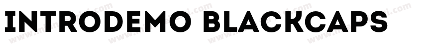 introdemo blackCAPS字体转换